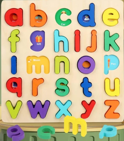 Small Alphabet Puzzle Board