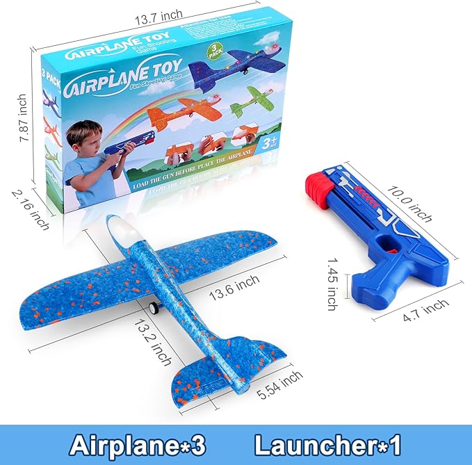 Flying airplane launcher for Kids