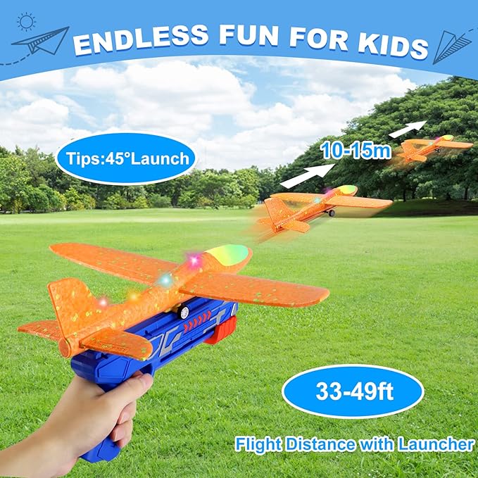 Flying airplane launcher for Kids